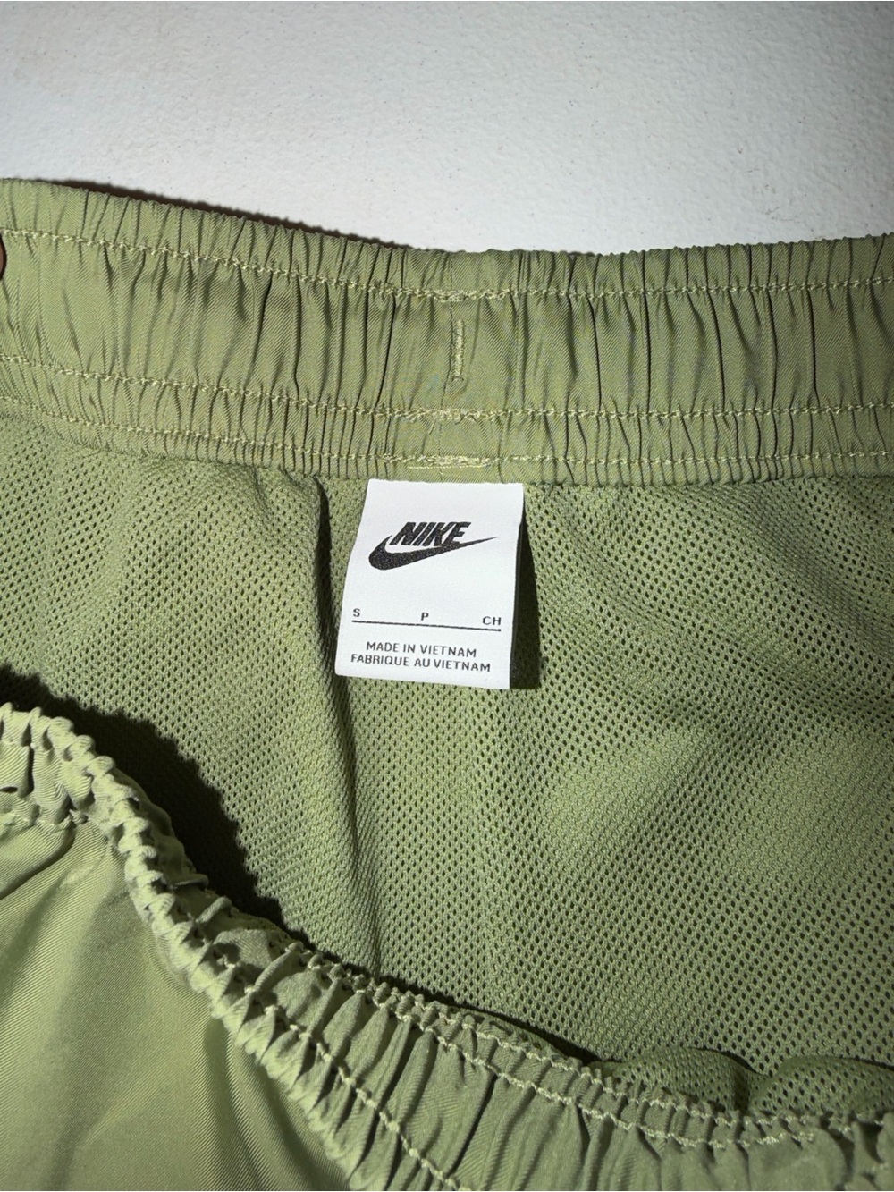 Nike Sportswear Sport Essentials Woven Flow Shorts Men’s Small Green Mesh Lining - Picture 5 of 6